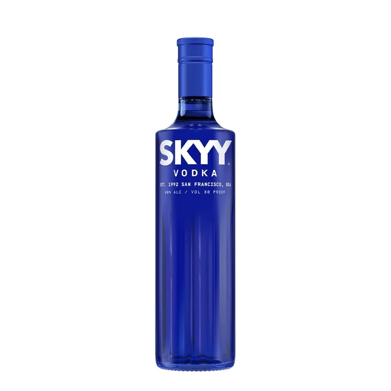 SKYY Vodka 70 cl, 40% ABV - Premium Quadruple Distilled American Vodka - Image 1