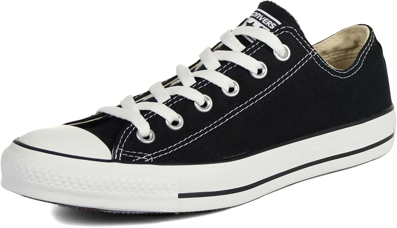 Converse All Star Low Trainers Black Mono Canvas - 11 UK
