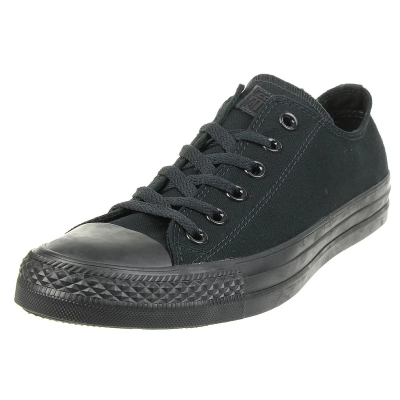 Converse All Star Low Trainers Black Mono Canvas - 10 UK