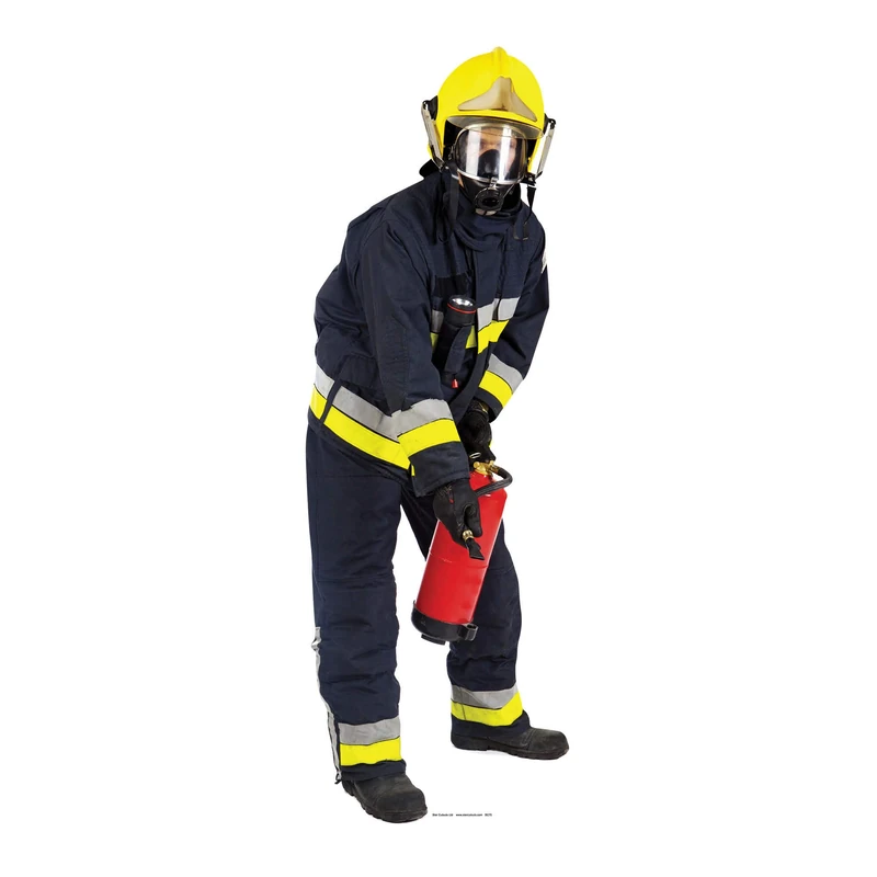 Star Cutouts Cut Out of Fireman