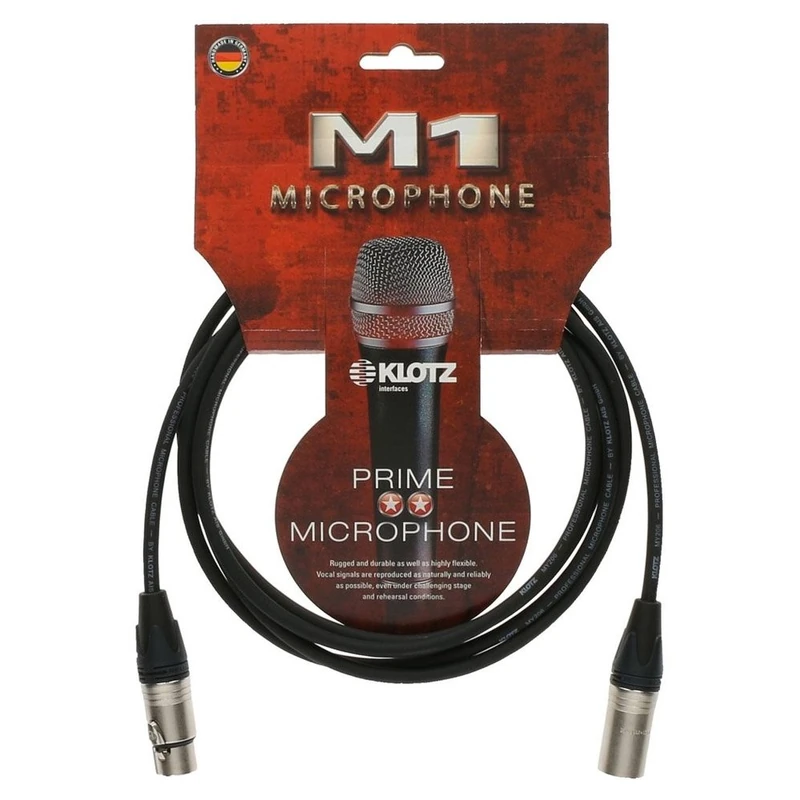 Klotz M1FM1 N0500 Prime M1 Microphone Cable - 5m Coiled