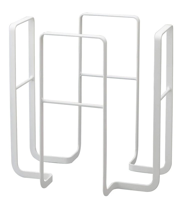 Yamazaki TOWER NEWS RACK WH, White, One Size