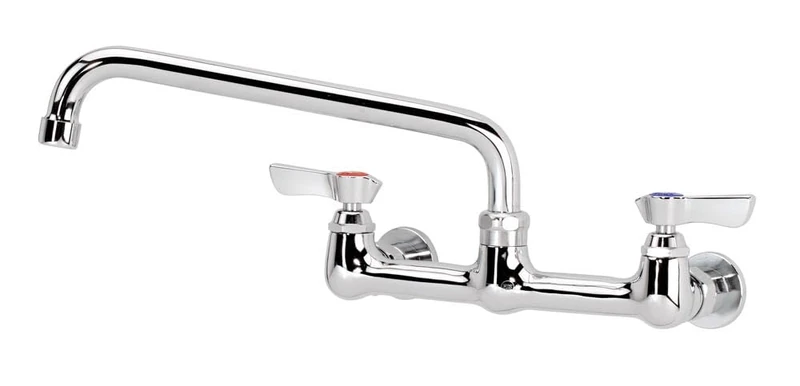 Krowne Wall Mount Faucet, Silver
