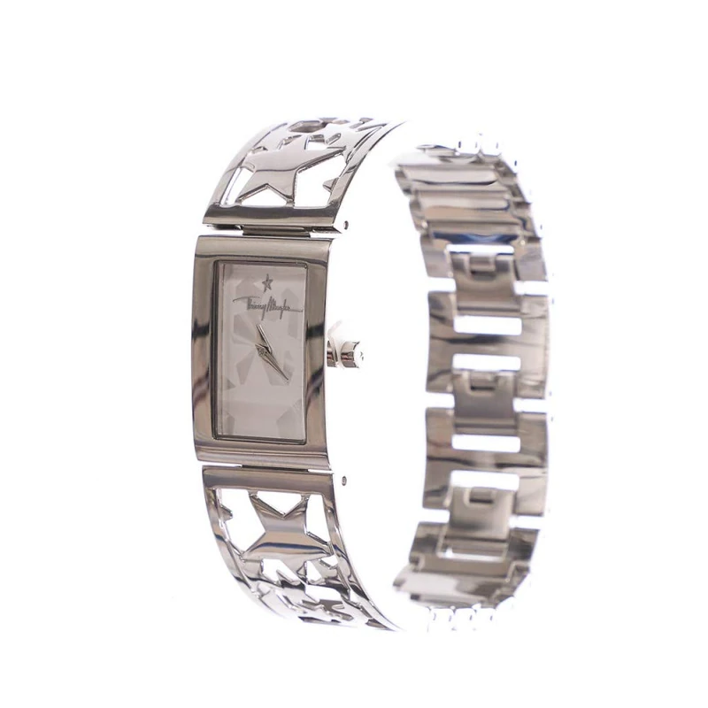 Thierry Mugler Women's Analogue Watch with Multicolour Dial Analogue Display and Stainless Steel Plated Gun Metal - 4706202