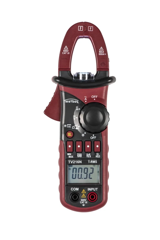 Testboy TV 216 N Digitales Miniatur-Zangenamperemeter with Tasche Digital Clamp Meter