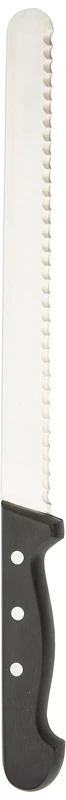 Gustav Emil Ern L025 Slicer, Serrated, Riveted Handle, Black