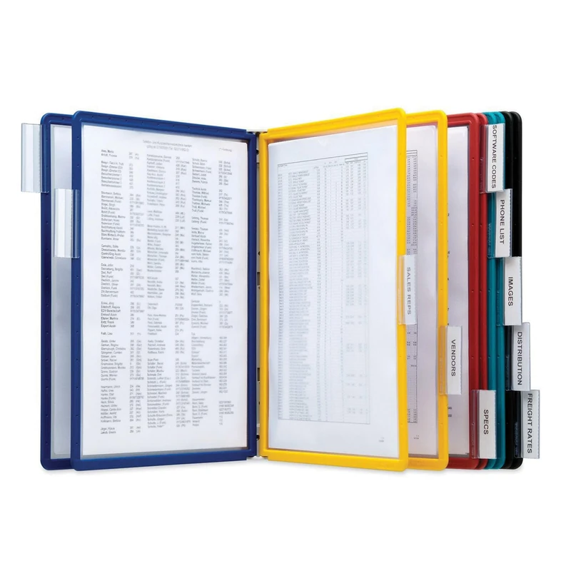 Durable Vario Wall Reference System, 10 Panels, Assorted Borders And Panels