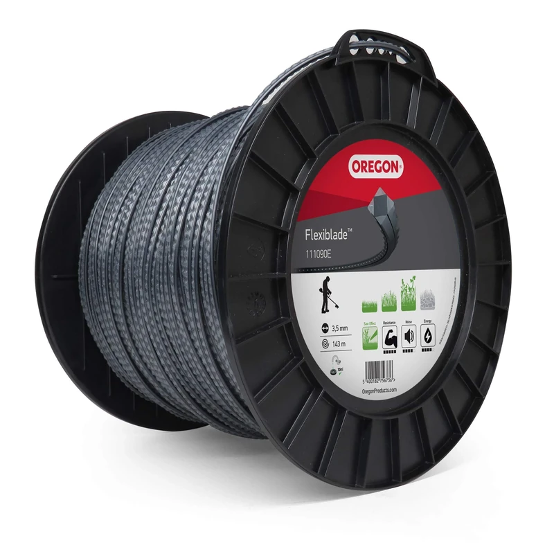 Oregon Flexiblade 111090E Serrated Heavy Duty Trimmer Line for Brambles and Undergrowth - Spool