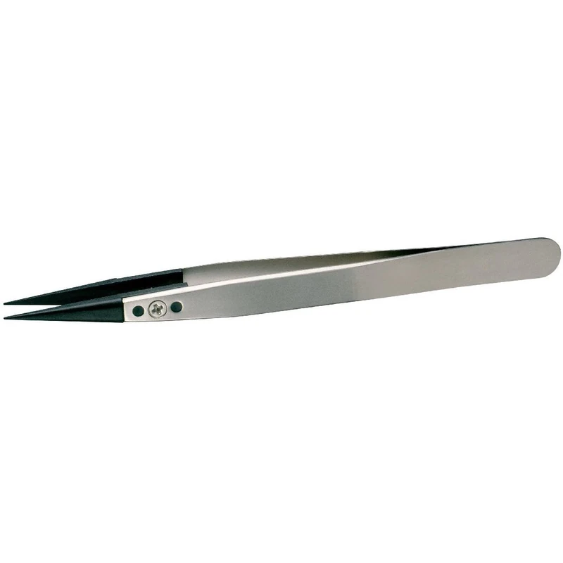 Bahco TL 259 CFR-SA Tweezers with Interchangeable Carbon Fibre Tips, Silver
