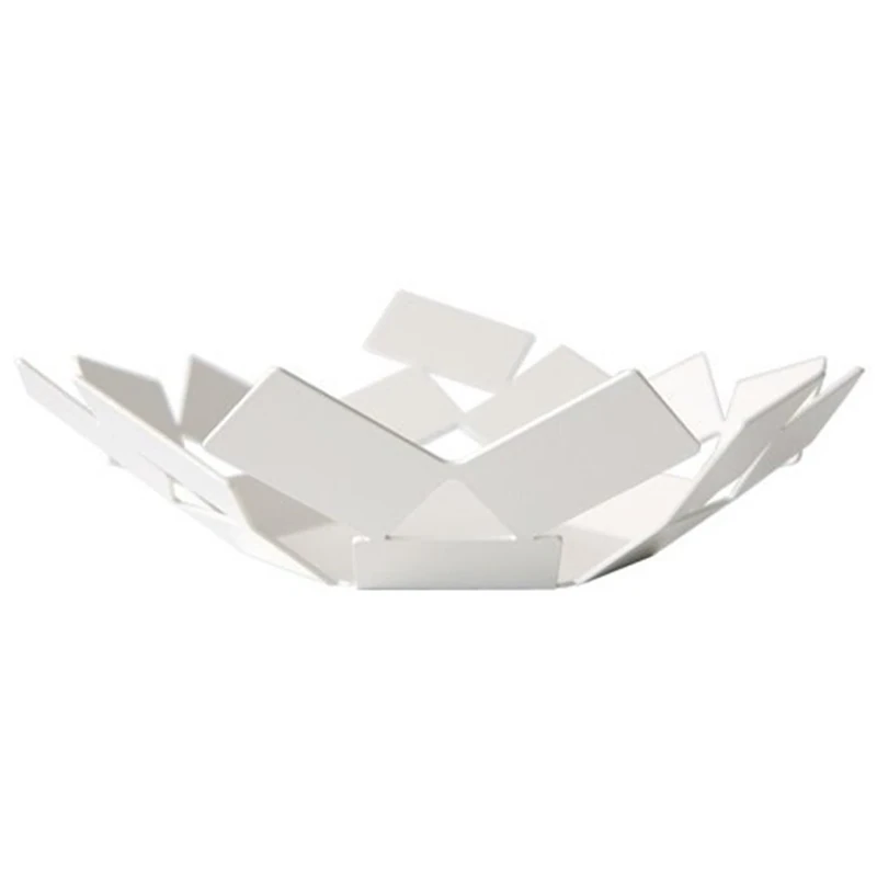 Alessi MT01 W La Stanza Dello Scirocco Basket, White, 24.5 x 23.2 x 6.2 cm