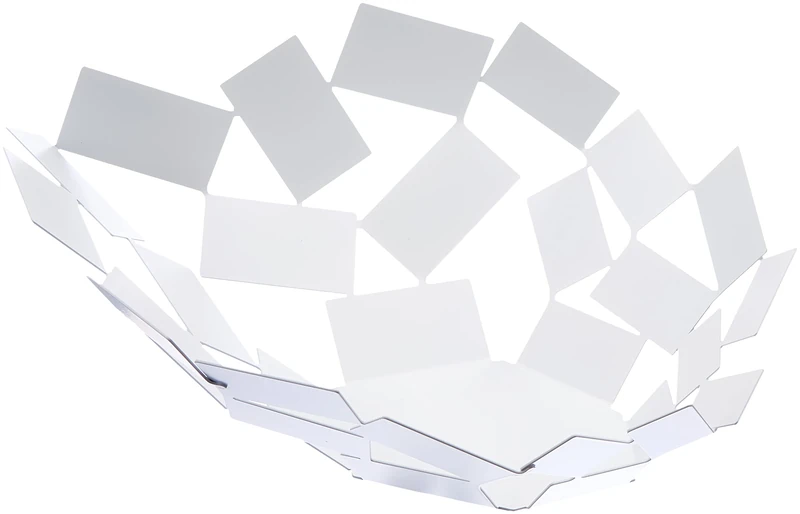 Alessi La Stanza dello Scirocco MT03 W - Centrepiece in Steel Coloured with Epoxy Resin, White