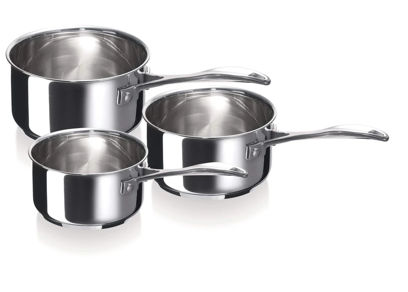 Beka Chef 3-piece Stainless Steel Saucepan Set (16-18 - 20 cm)