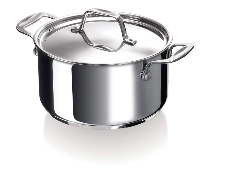 Beka Chef Stainless Steel Casserole with Lid 20 cm