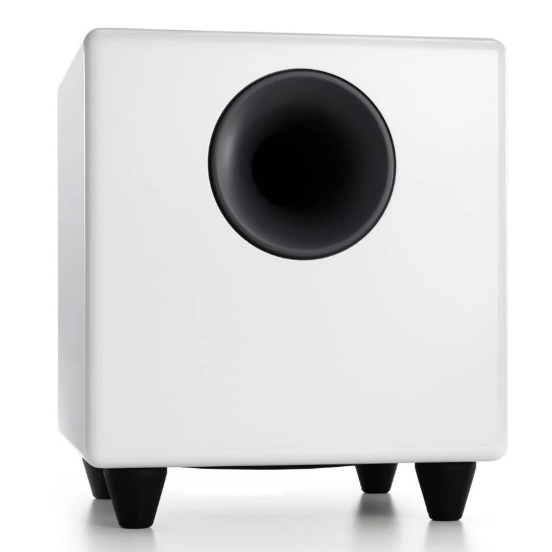 Audioengine S8 Powered Subwoofer Speaker - 250W 8-inch Home Subwoofer with Built-in Amplifier (White)