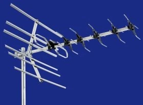 Image 440 UHF Digital Aerial TV Antenna for Caravans Motorhomes/Boats - White