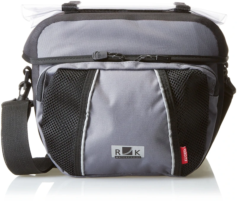 KlickFix Ultima handlebar bag black grey