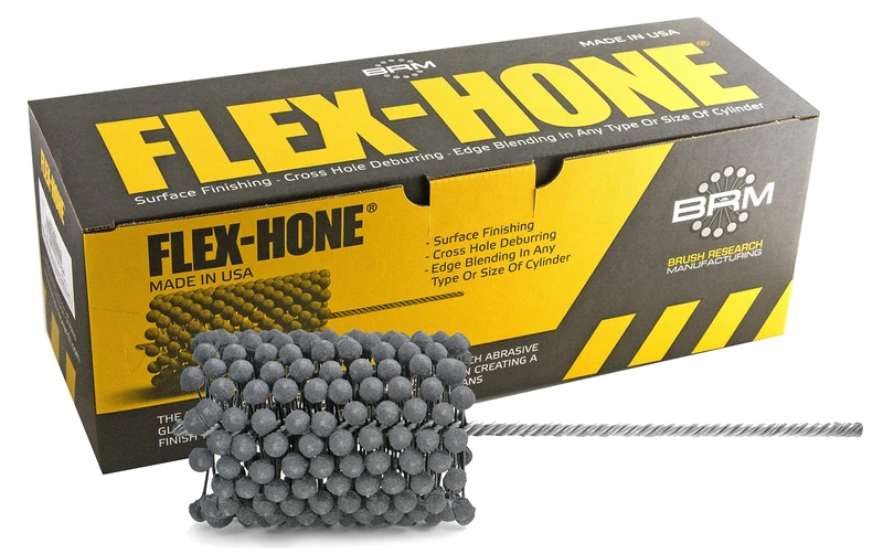 Brush Research FLEX-HONE Cylinder Hone, GBD Series, Silicon Carbide Abrasive, 3-1/2" (89 mm) Diameter, 240 Grit Size