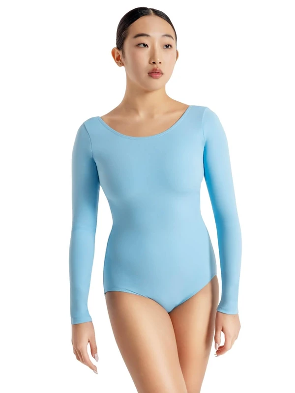 Capezio Women's Long Sleeve Leotard, Royal, L