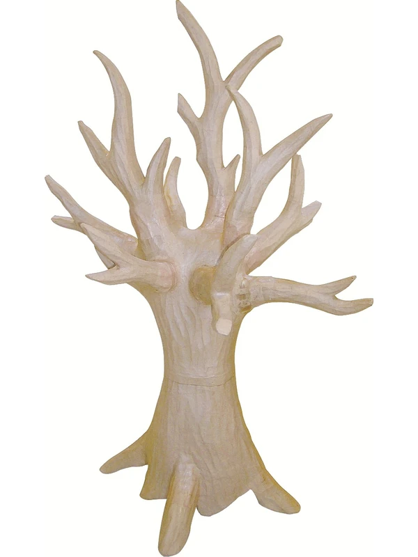 Décopatch - Ref XLA03O - 3D Tree - Extra Large Papier Mache Object to Decorate - 109 x 109 x 160cm - Decorate with Décopatch Papers & PaperPatch Glue, Glitter, Paints