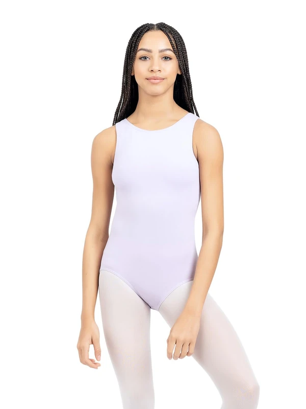 Capezio Women's High-Neck Tank Leotard - Purple -