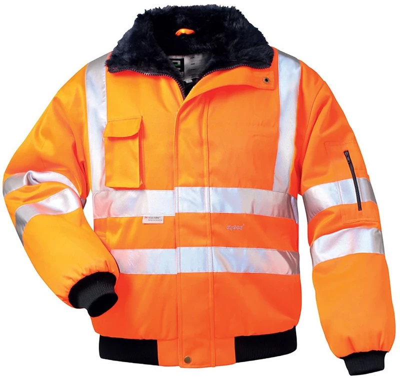 Gustav * WS – Flight Jacket Orange en 471/2, EN 14058, en 340 - Image 1