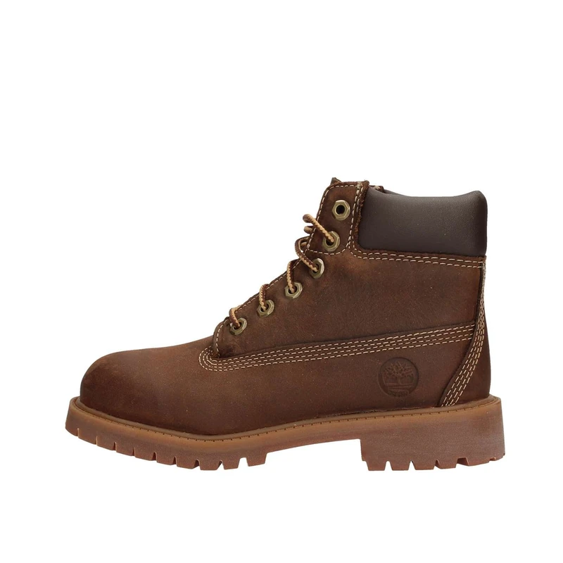 Timberland Junior Authentics 6 inch Brown Smooth Waterproof Boot 80703 12 Child UK
