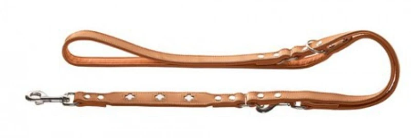 Hunter Swiss Pale Leather Training Lead, Medium, Brown