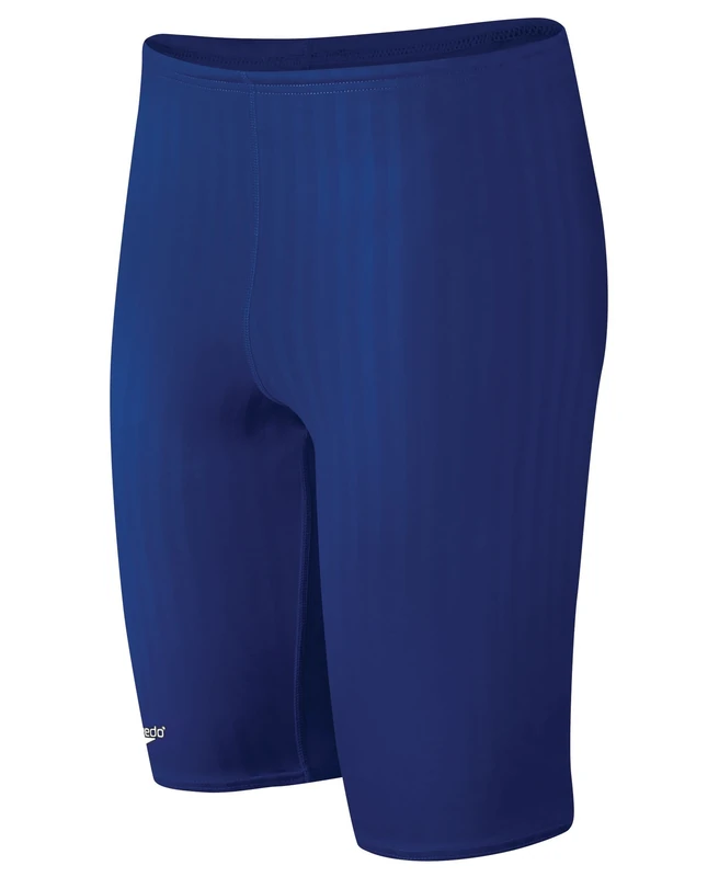 Speedo Big Boys' Taper Splice Youth Jammer Swimsuit Navy