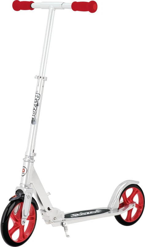 Razor A5 Lux Kick Scooter - Large 8" Wheels, Foldable, Adjustable Handlebars, Lightweight, for Riders up to 220 lbs