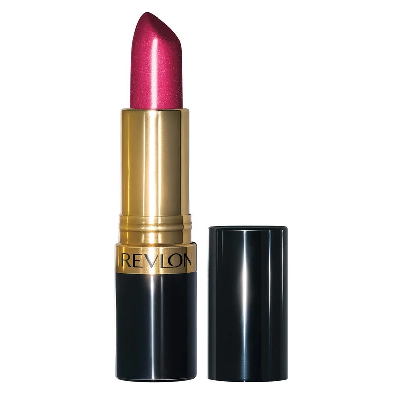REVLON Super Lustrous Pearl Lipstick, Creamy Formula for Soft and Plump Lips, Hydration Feeling, 657 Fuchsia Fusion, 0.15 oz