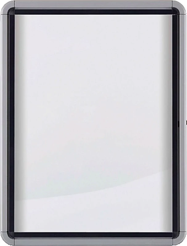 Nobo Magnetic Lockable Notice Board 6 x A4, Premium Plus, White, 1902558