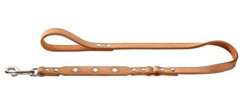 Hunter Swiss Pale Leather Lead, Large, Brown - Image 1