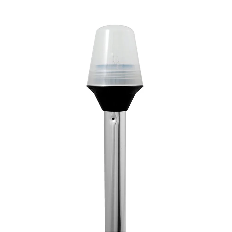 attwood 5100-24-1 All-Round Frosted Globe Pole Light 24” - Image 1
