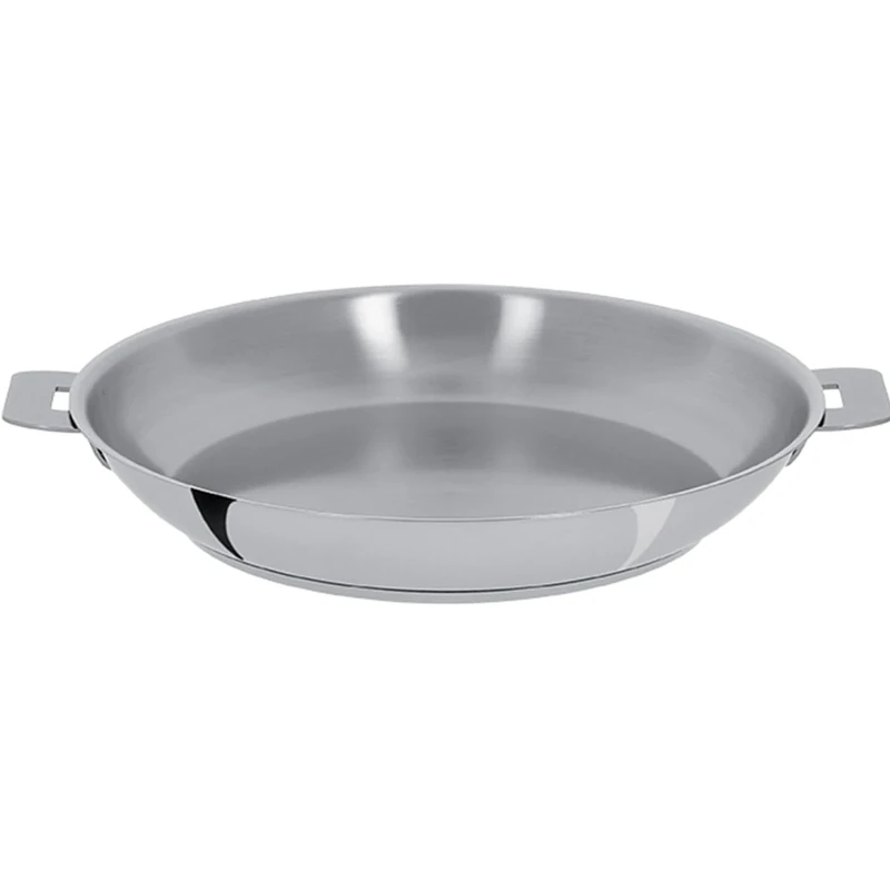 CRISTEL Pan without Removable Handle, Stainless Steel, Stainless Steel, stainless steel, 24 cm