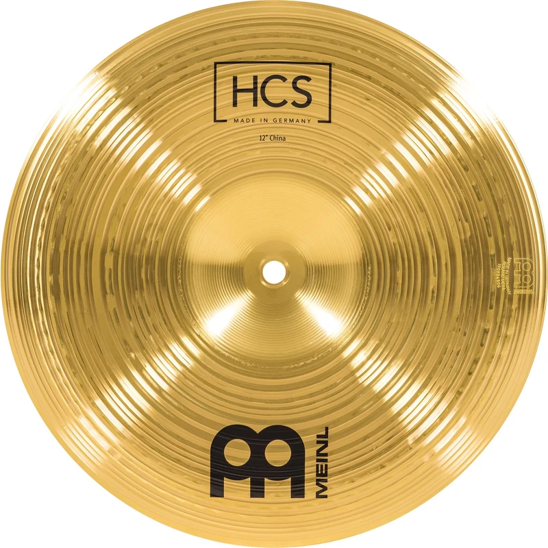 Meinl Cymbals HCS China Cymbal 12 inch (Video) for Drum Set (30,48cm) Traditional Finish Brass, Made in Germany (HCS12CH)