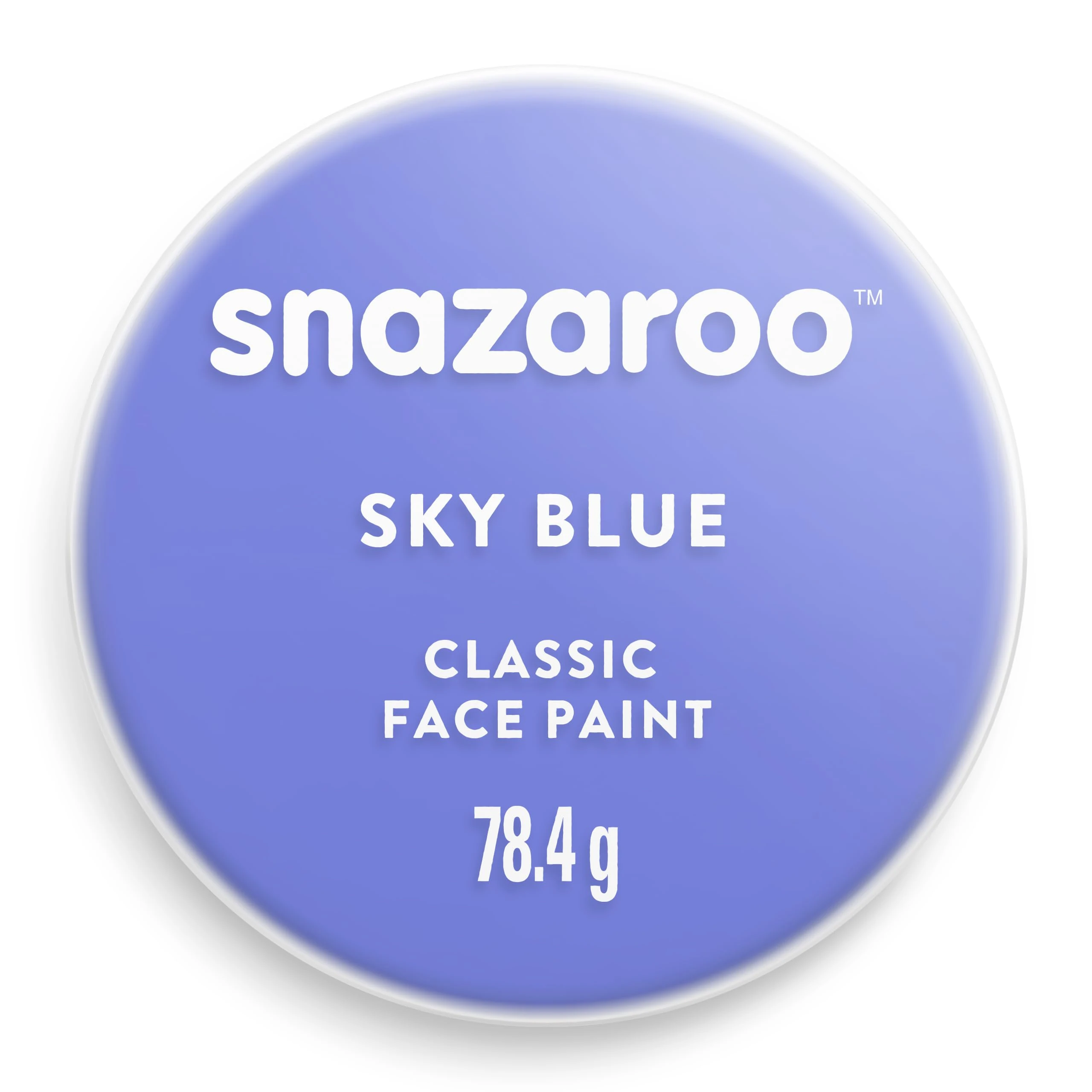Snazaroo Classic Face and Body Paint for Kids and Adults, Sky Blue Colour, Water Based, Easily Washable, Non-Toxic, Makeup, Body Painting for Parties, for Ages 3+
