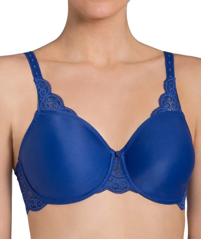 Triumph Women's Amourette 300 W 01 Bra, blue (Blaue Nacht), 32C