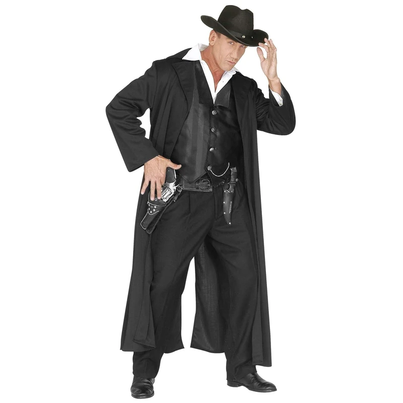 Bounty Killer Mens Costume Large for Wild West Cowboy Fancy Dress