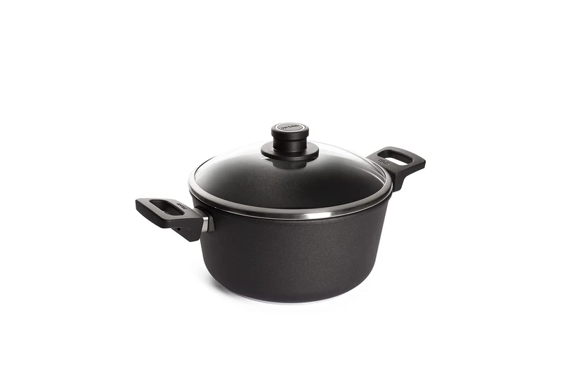 Woll Nowo Titanium Saucepan with Detachable Handle and Lid, 4-3/4-Quart, Gray (124NL)