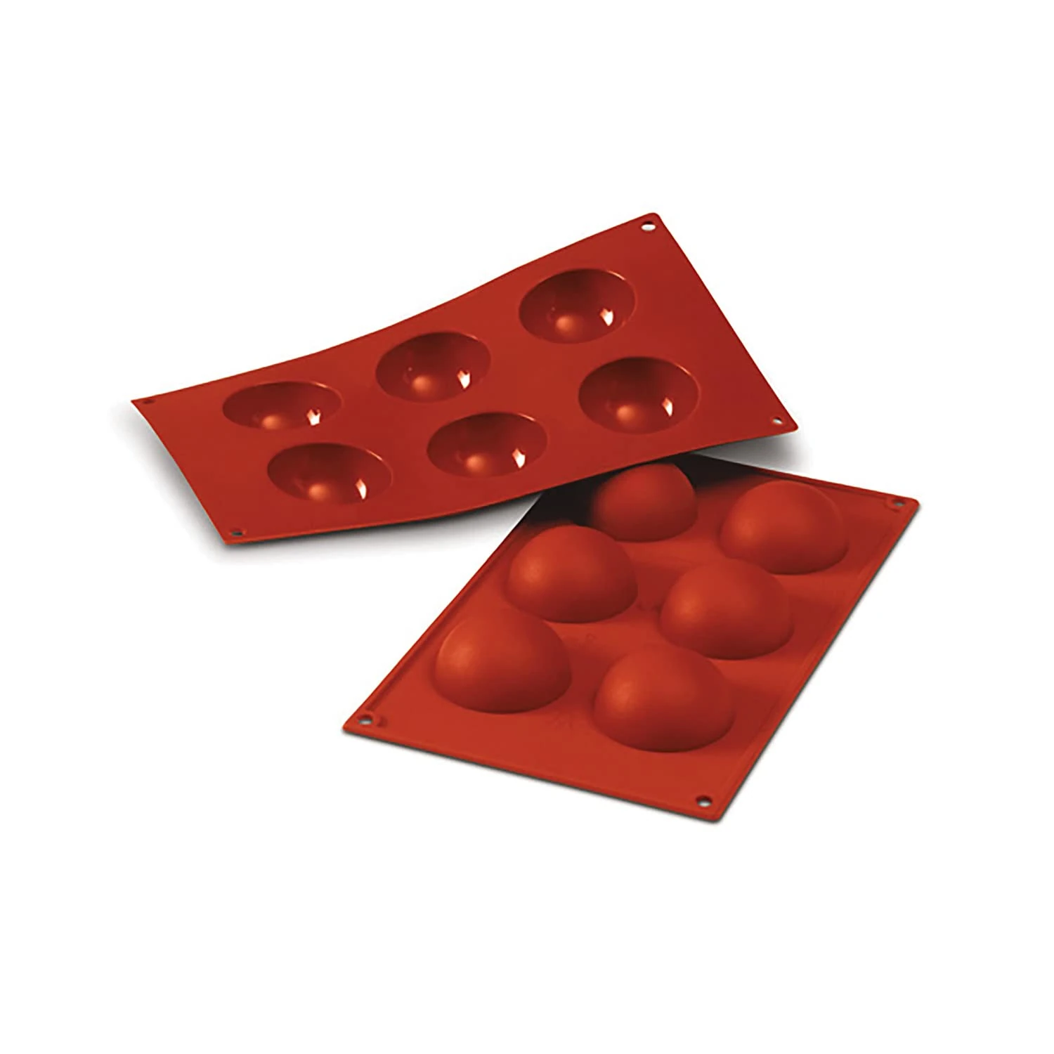 Silikomart Silicone Mould Ø60mm 30 MM, Terracotta, L
