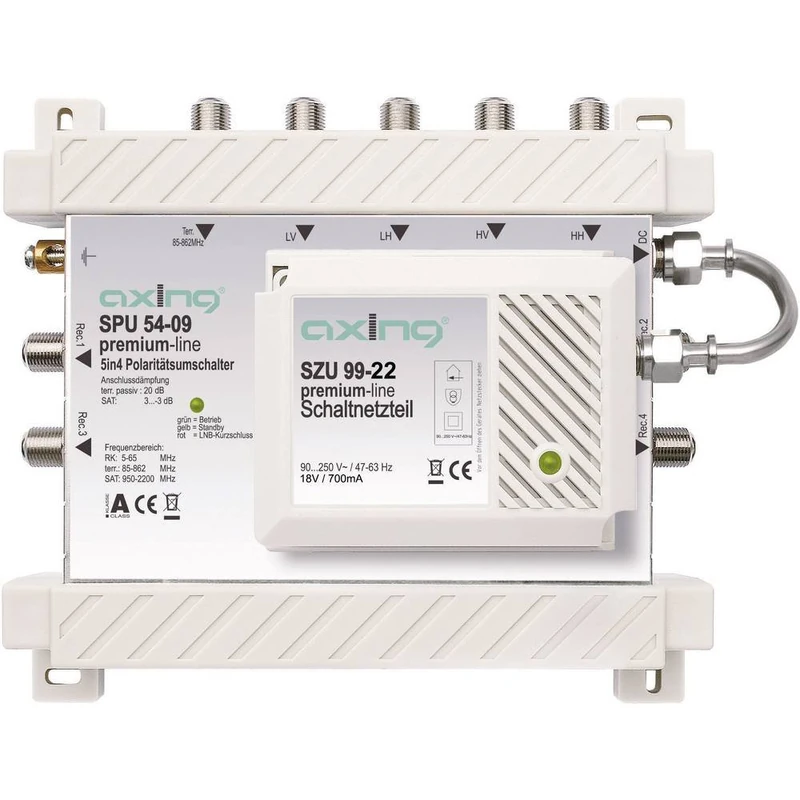 Axing SPU 54-09 5/4 SAT Multiswitch - Quad Compatible - Image 1