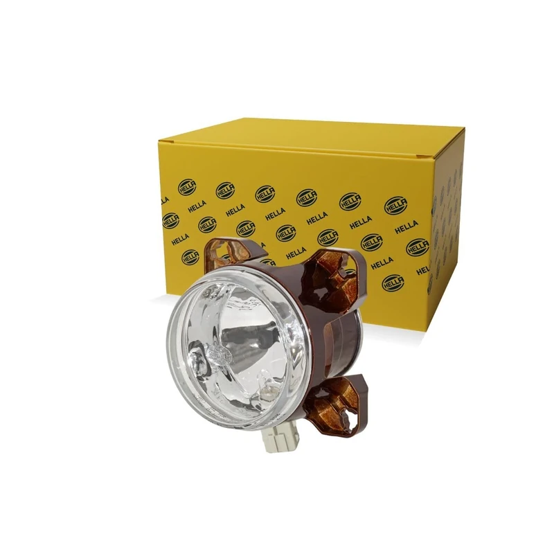 HELLA 1K0 008 191-001 FF/Halogen-Insert, spotlight - 90mm Essential - 12V - round - Reference number: 12.5 - Fitting/Screw Connection - Clear diffusing lens - right/left - Quantity: 1