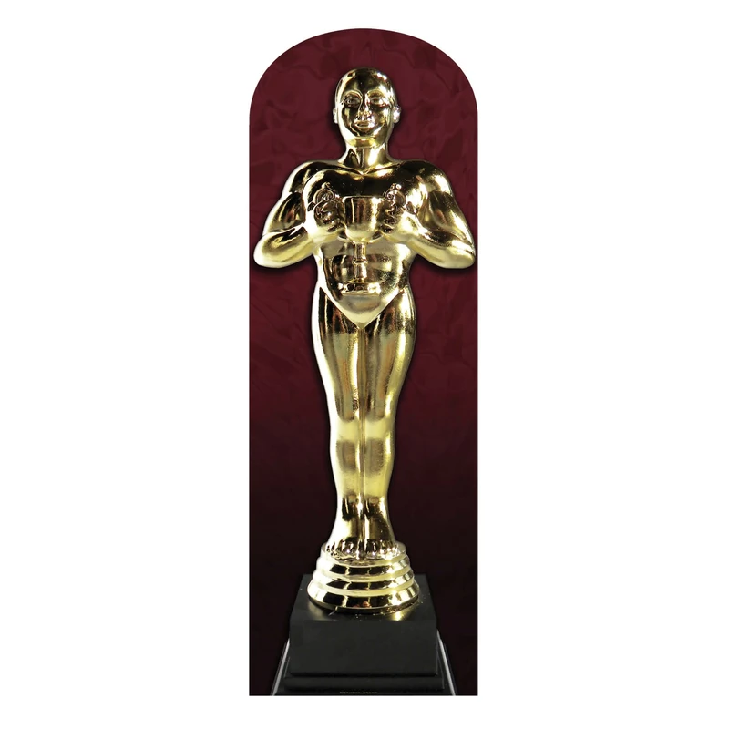 Star Cutouts Cut Out of Award Statue Stand-in