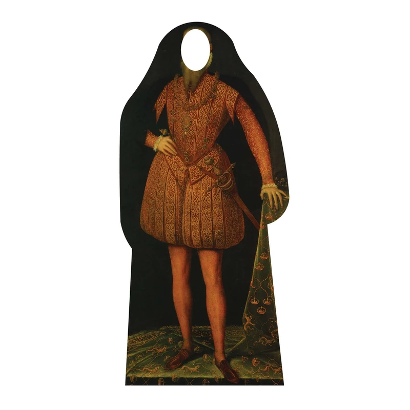 Star Cutouts Cut Out of Tudor Man Stand-in