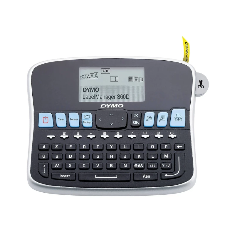 Dymo Portable Label Maker Labeller LM 360D Black/Silver