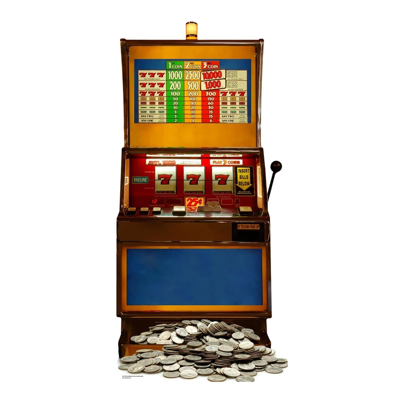 STAR CUTOUTS Cut Out of Fruit Machine One Armed Bandit,Multicolor,176 cm - Image 1