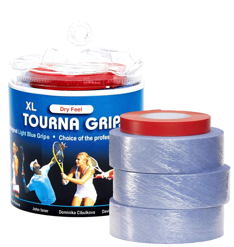 Unique Tourna Tour Blau Overgrip (Pack of 30) - Blue, One Size/X-Large
