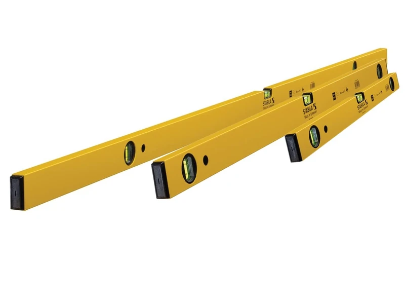 Stabila - 70-2 Double Vial Plumb Spirit Level Pack 60, 120 and 180 centimetre