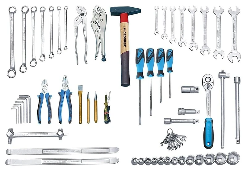 GEDORE S 1151 A Tool Assortment 69 Pieces Inch, 1 Piece