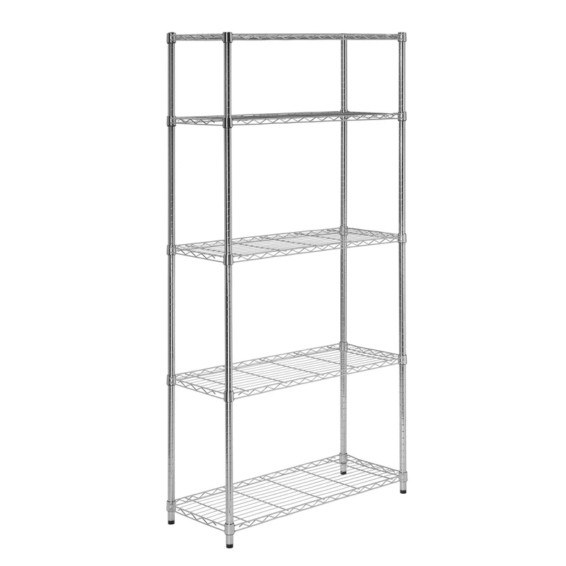 Honey-Can-Do 5 Tier Chrome Shelving 200lb